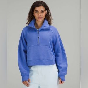 Lululemon Blue Half-Zip scuba